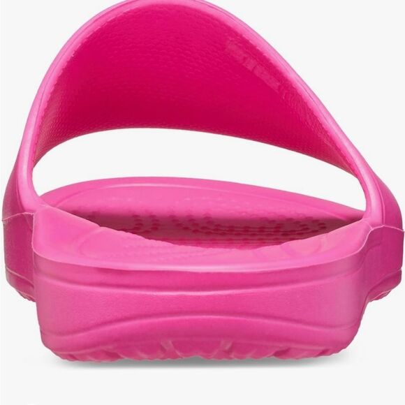 Crocs Kadee Slide Sandal- Electric Pink - Picture 4 of 11